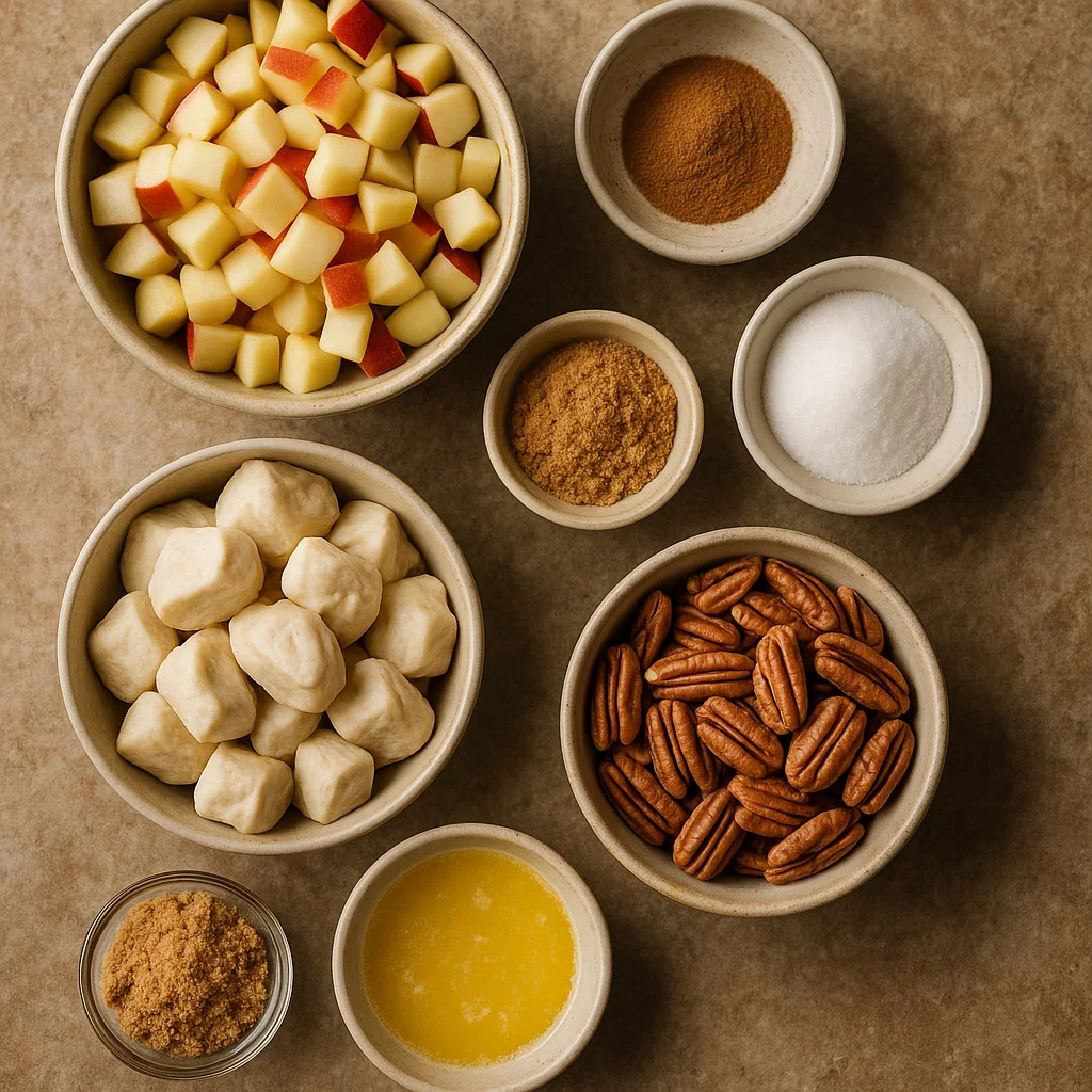 Apple Bubble Up Casserole Ingredients