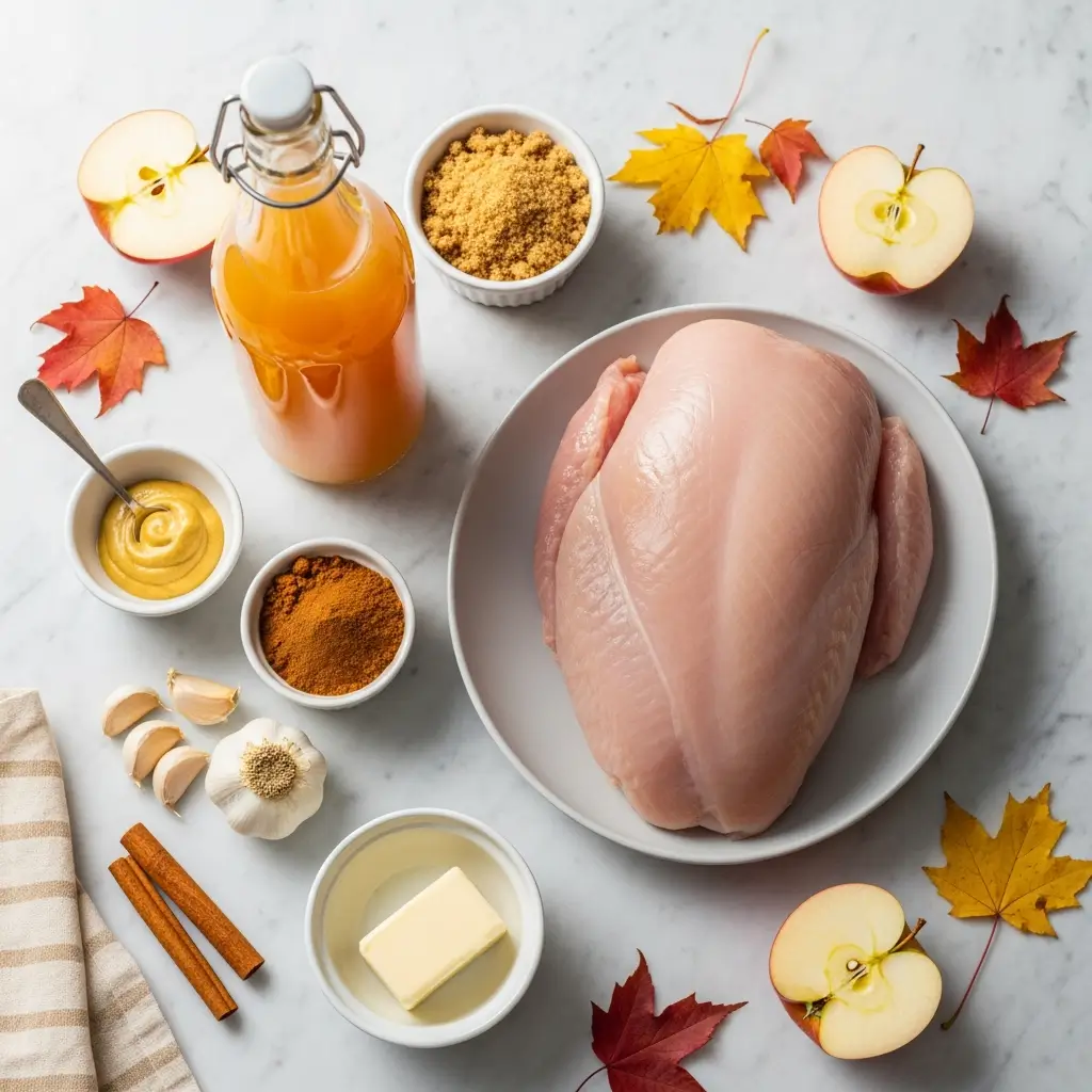 Ingredients for Apple Cider Glazed Turkey Breast