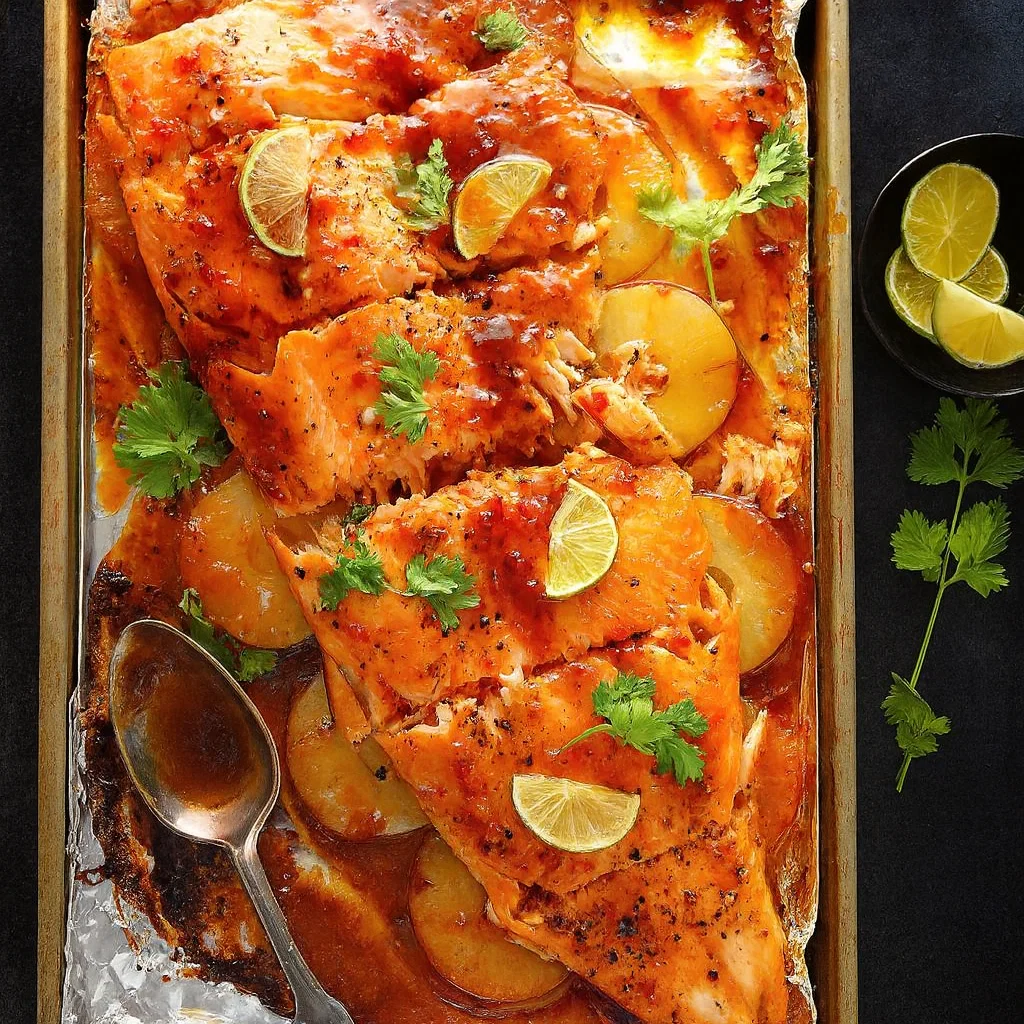 baked pineapple salmon recipe