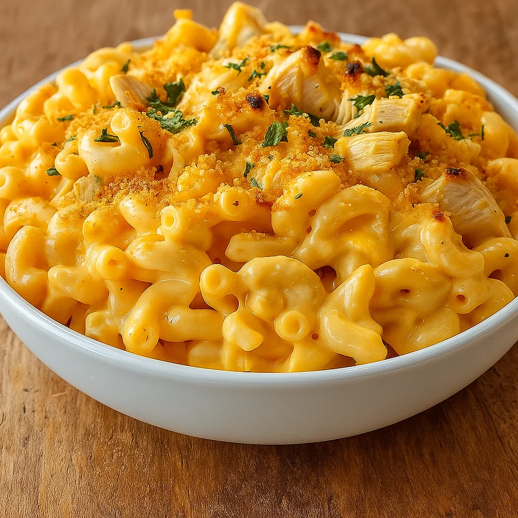 Buffalo Chicken Mac and Cheese creamy comfort food