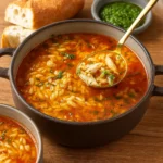 Chicken Orzo Tomato Soup Recipe