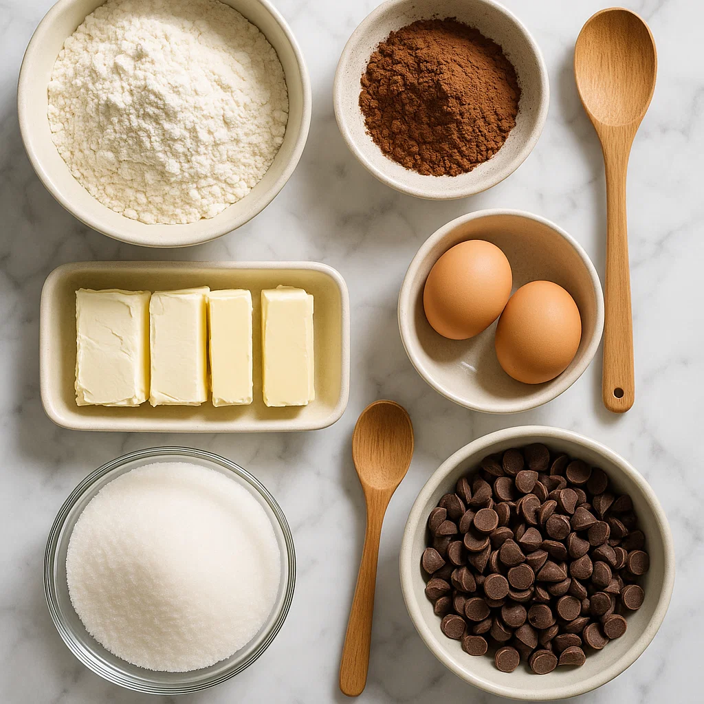 Choco Cheesecake Cookie Bites Recipe ingredients