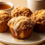 Coffee Cake Muffins with cinnamon streusel topping