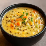 Cozy Autumn Wild Rice Soup