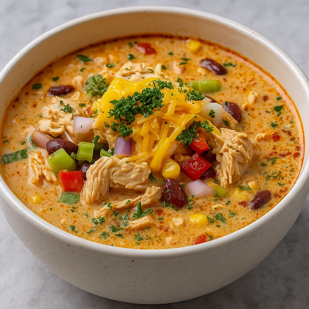 creamy chicken enchilada soup