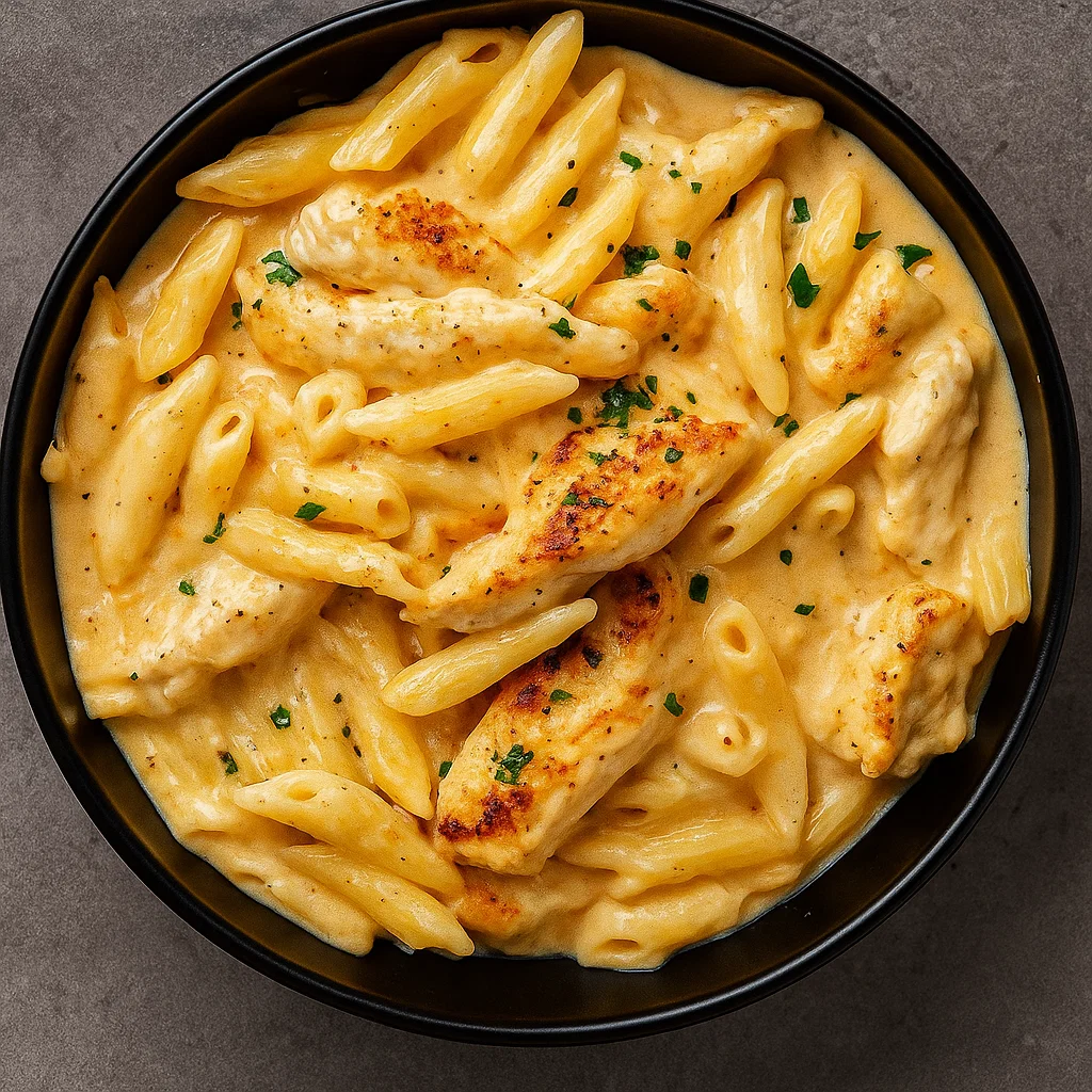 Crock Pot Creamy Cajun Chicken Pasta recipe