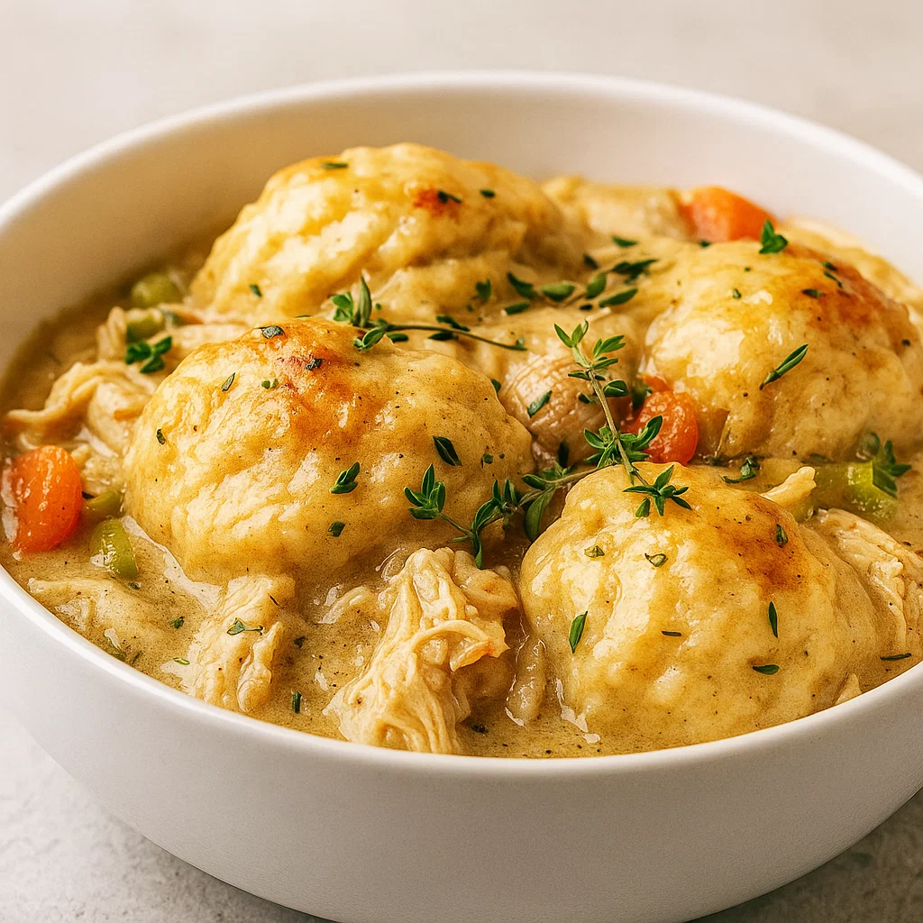 Crockpot Chicken and Dumplings Easy Comfort Food