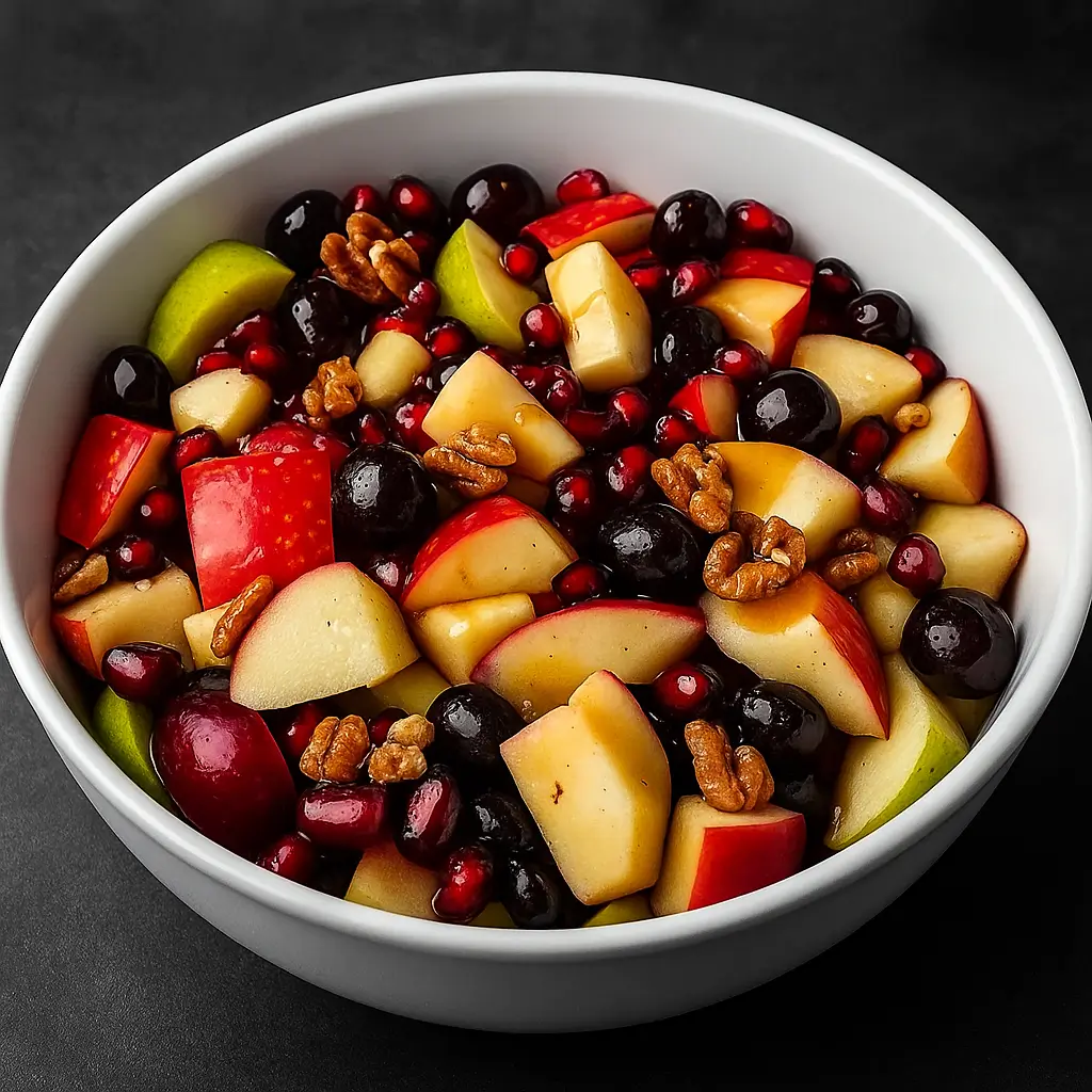Delightful Fall Fruit Salad Bursting with Autumn Flavors