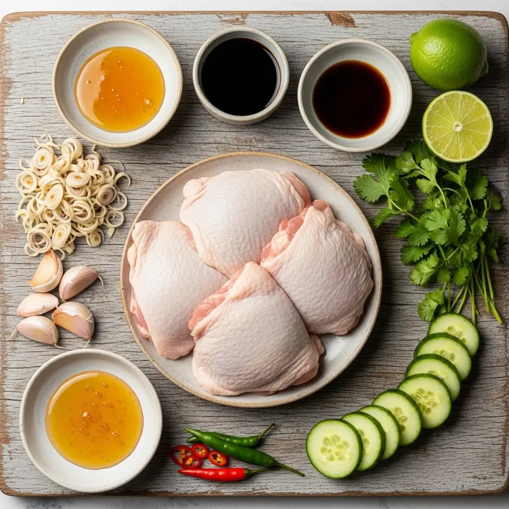 Grilled Vietnamese Chicken Ingredients
