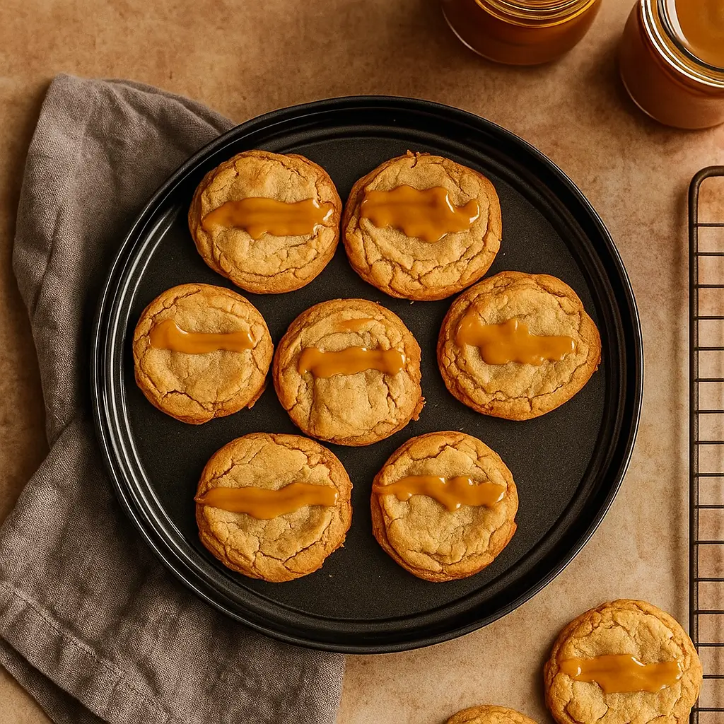 Harry Potter Butterbeer Cookies with butterscotch flavor