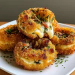Jalapeño Popper Stuffed Onion Rings Appetizer