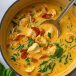 Marry Me Chicken Soup (Tuscan Style) creamy bowl