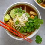 Pho Soup Recipe easy chicken pho bowl