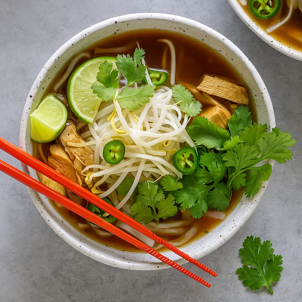Pho Soup Recipe easy chicken pho bowl