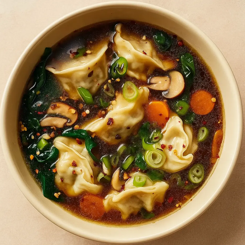 Potsticker Soup easy 25-minute recipe
