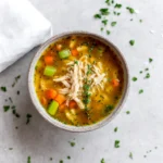 35-Minute White Cheddar Apple Chicken Chili