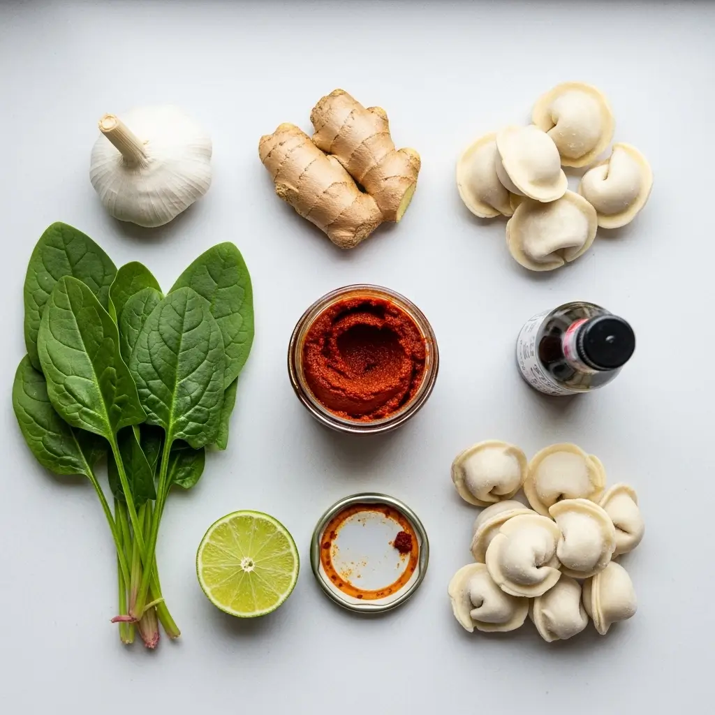 Ingredients for Best Curry Dumpling Soup recipe