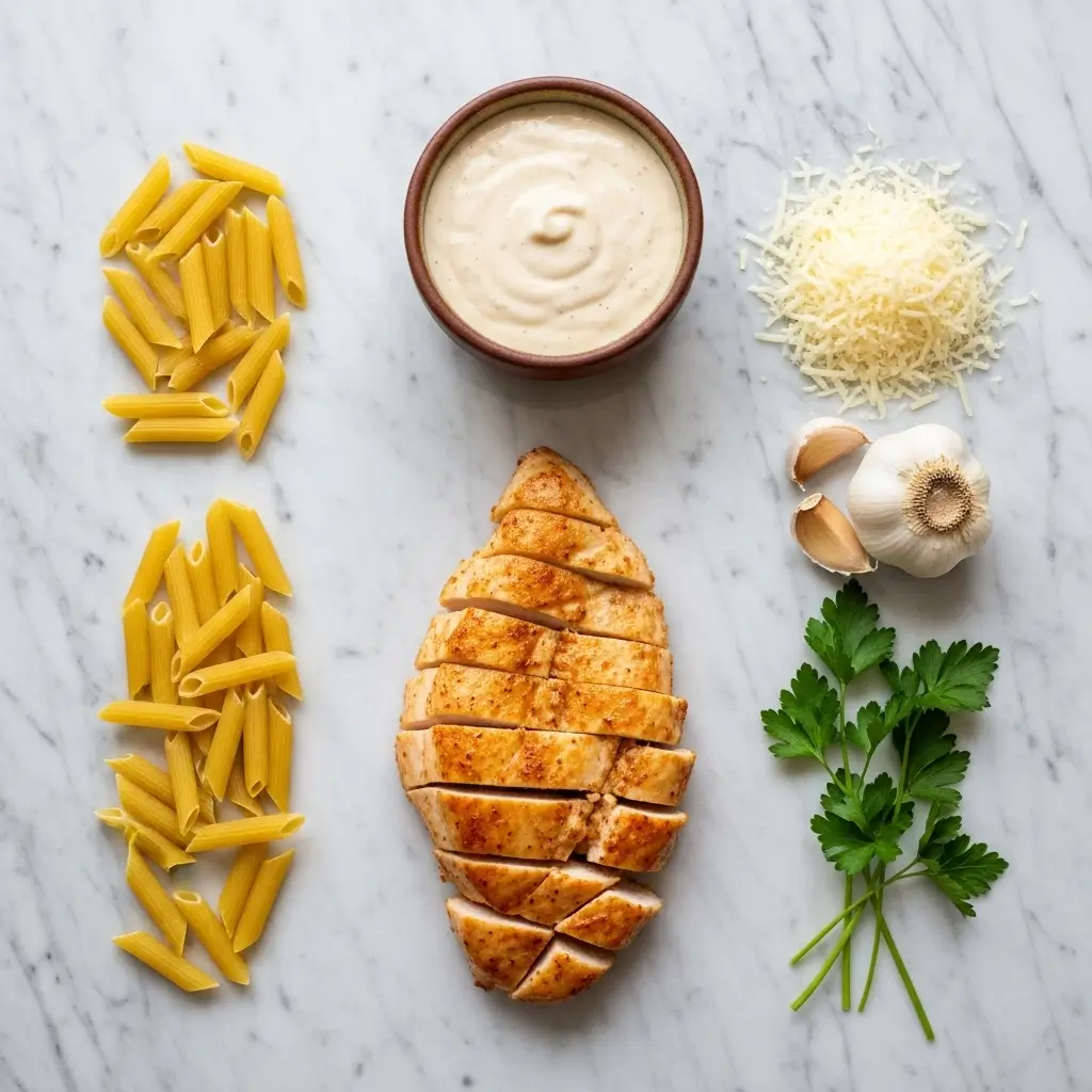 Buffalo Wild Wings Garlic Parmesan Chicken Pasta Ingredients