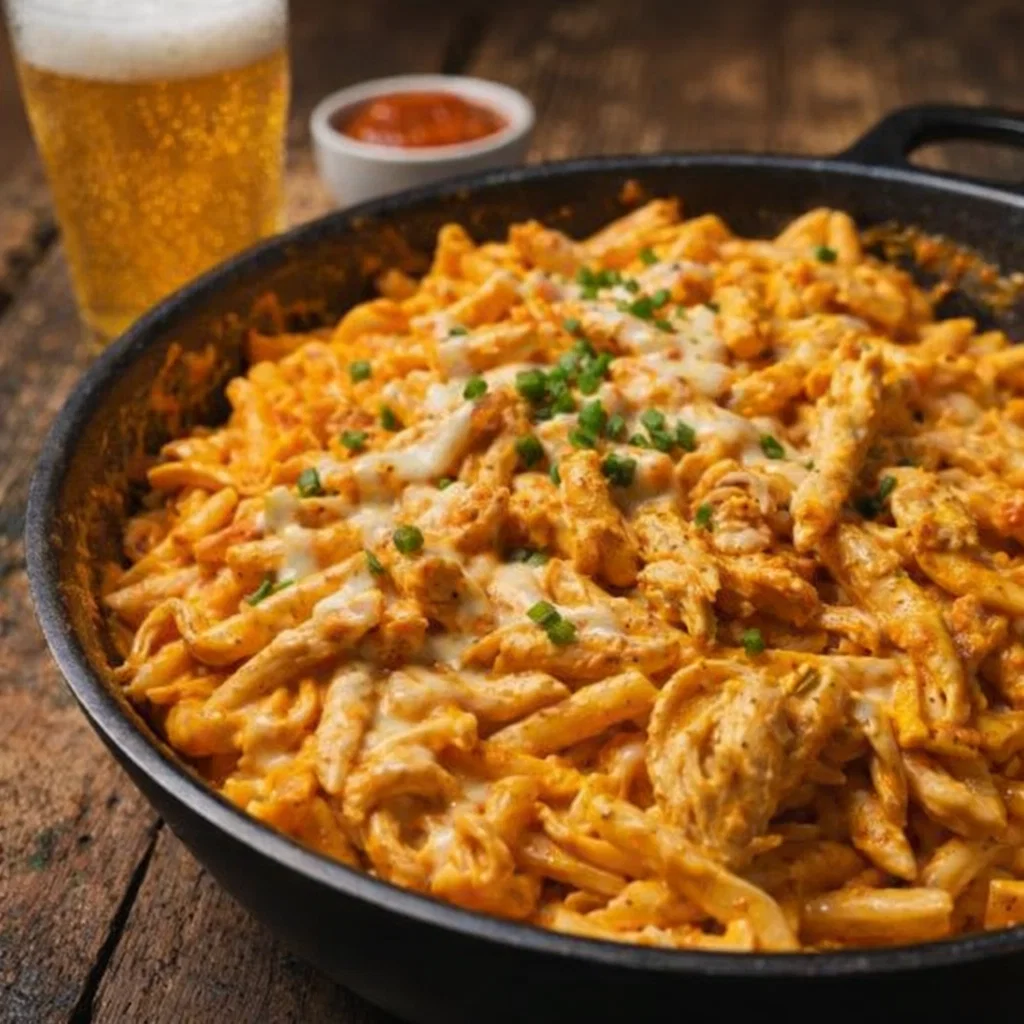 Creamy Bold Buffalo Chicken Pasta