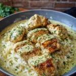 Crock Pot Angel Chicken in creamy sauce over noodles