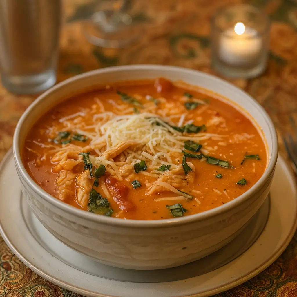 crock pot creamy chicken parmesan soup recipe