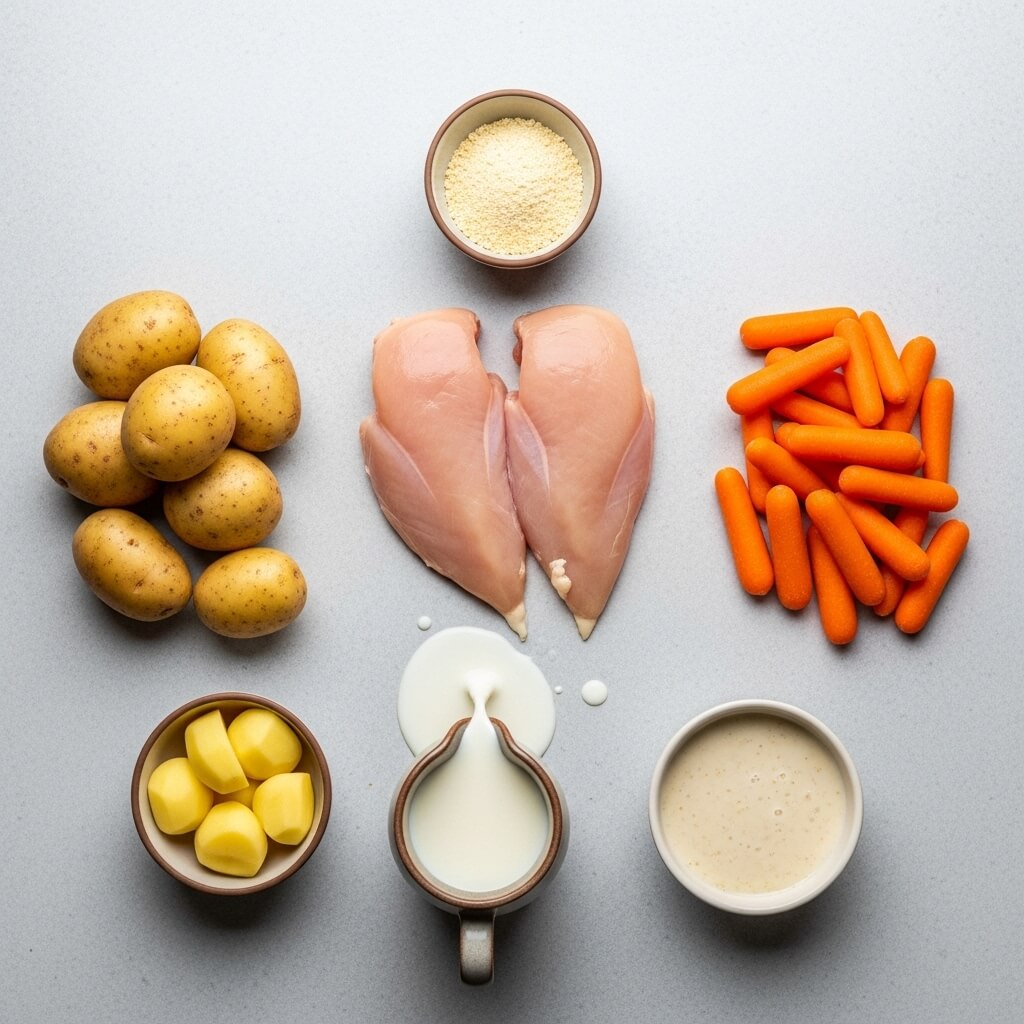 Crockpot Creamy Ranch Chicken ingredients