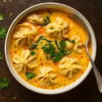 Easy Thai Coconut Curry Dumpling Soup