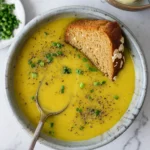 Irish Vegetable Soup with chives and black pepper
