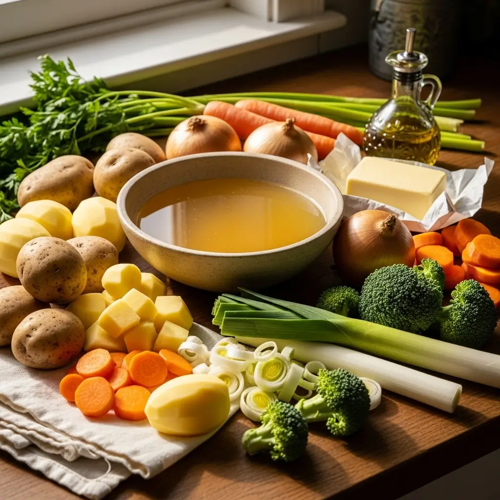 Ingredients for Irish Vegetable Soup