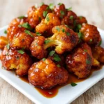 Maple Sriracha Cauliflower Bliss roasted cauliflower