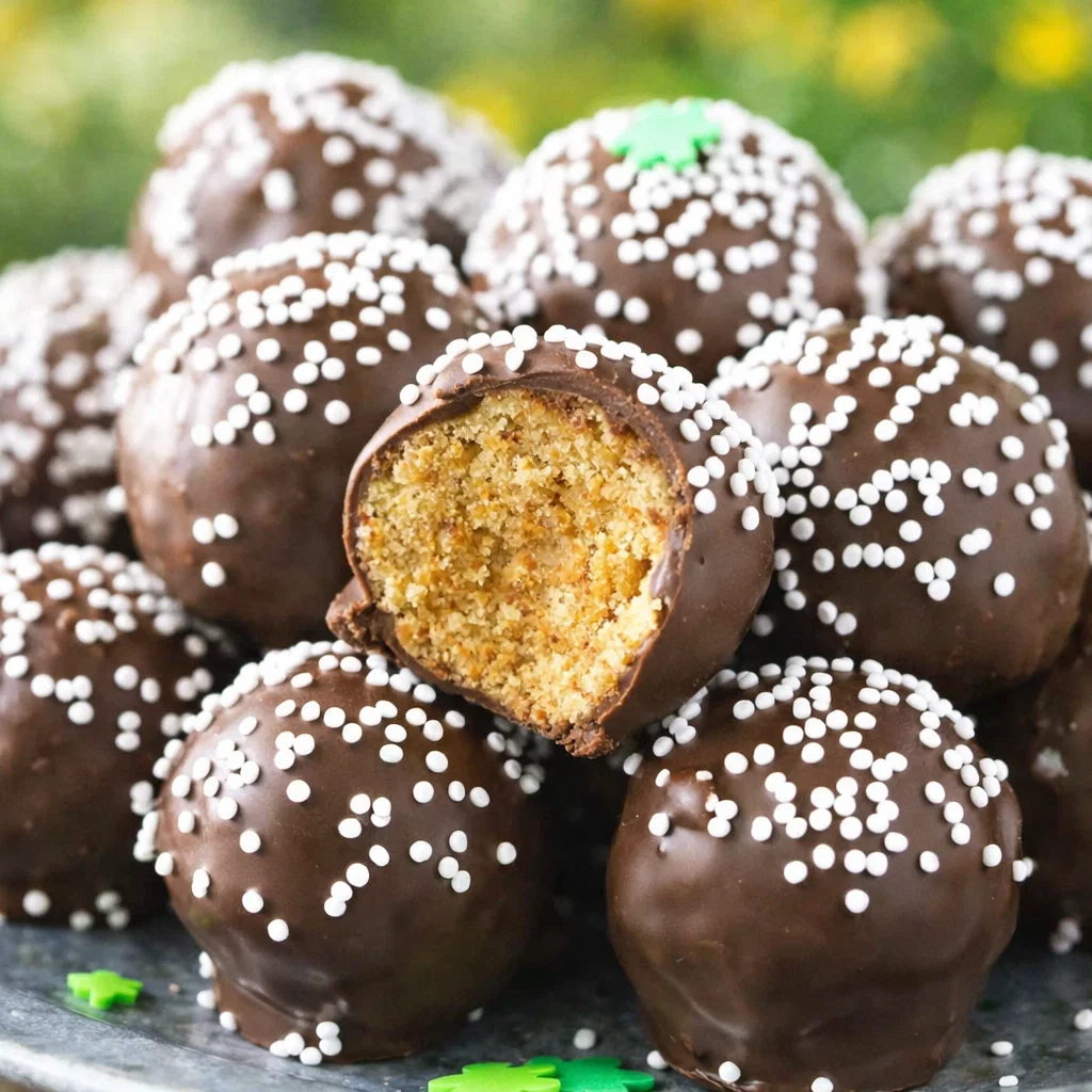 No Bake Baileys Irish Cream Cookie Balls