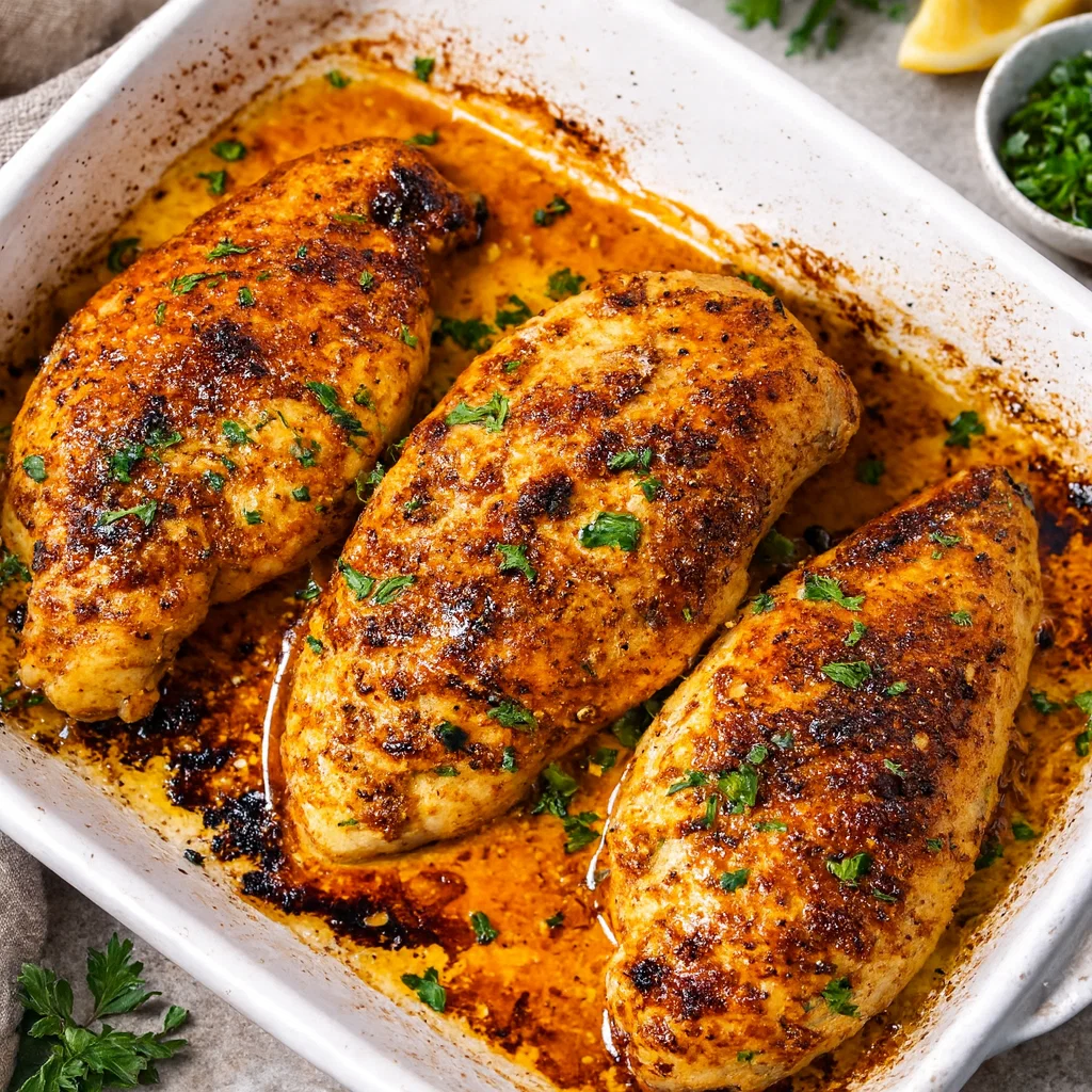 Oven Baked Chicken Breast juicy baked chicken
