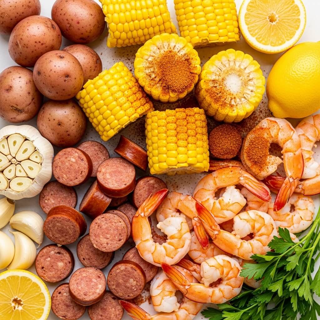 Slow Cooker Shrimp Boil