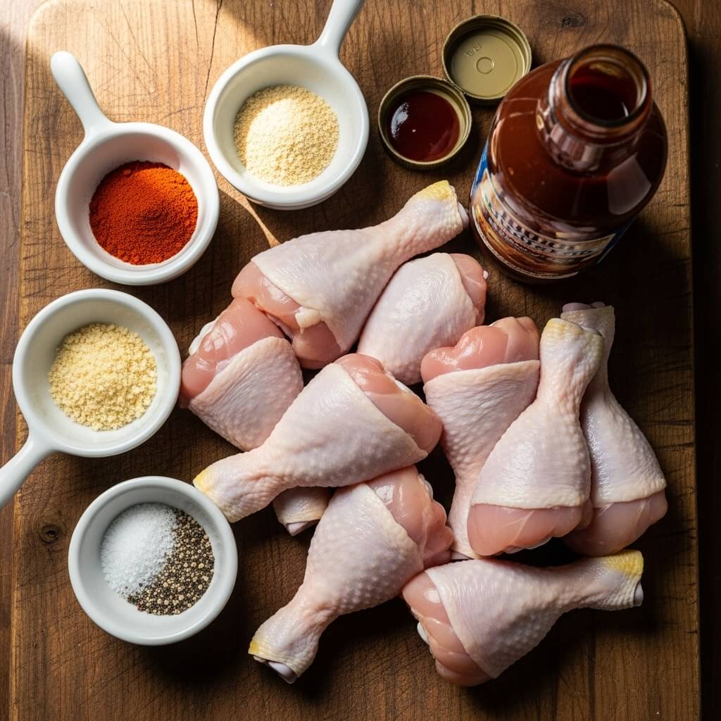 slow-cooker-bbq-chicken-drumsticks-ingredients