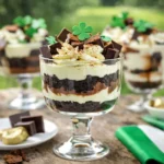 St. Patrick’s Day Brownie Trifle Dessert