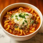 The Best Creamy Potato Soup in rustic bowl