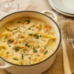 White Lasagna Soup creamy Italian comfort
