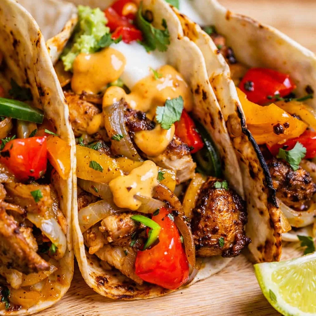 Best Chicken Fajitas in skillet