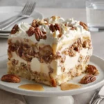 Butter Pecan Praline Poke Cake Recipe