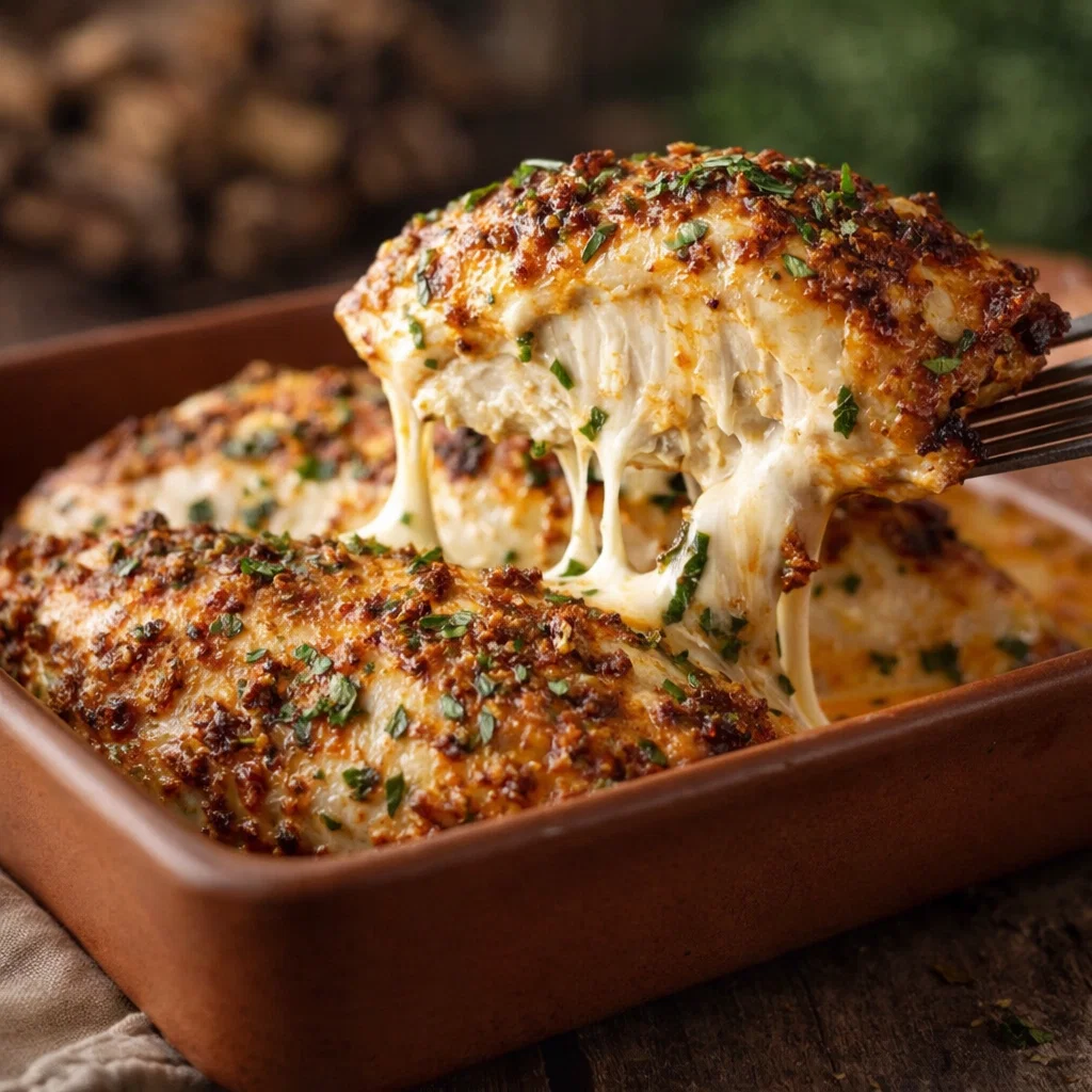 Cheesy Baked Chicken Breasts