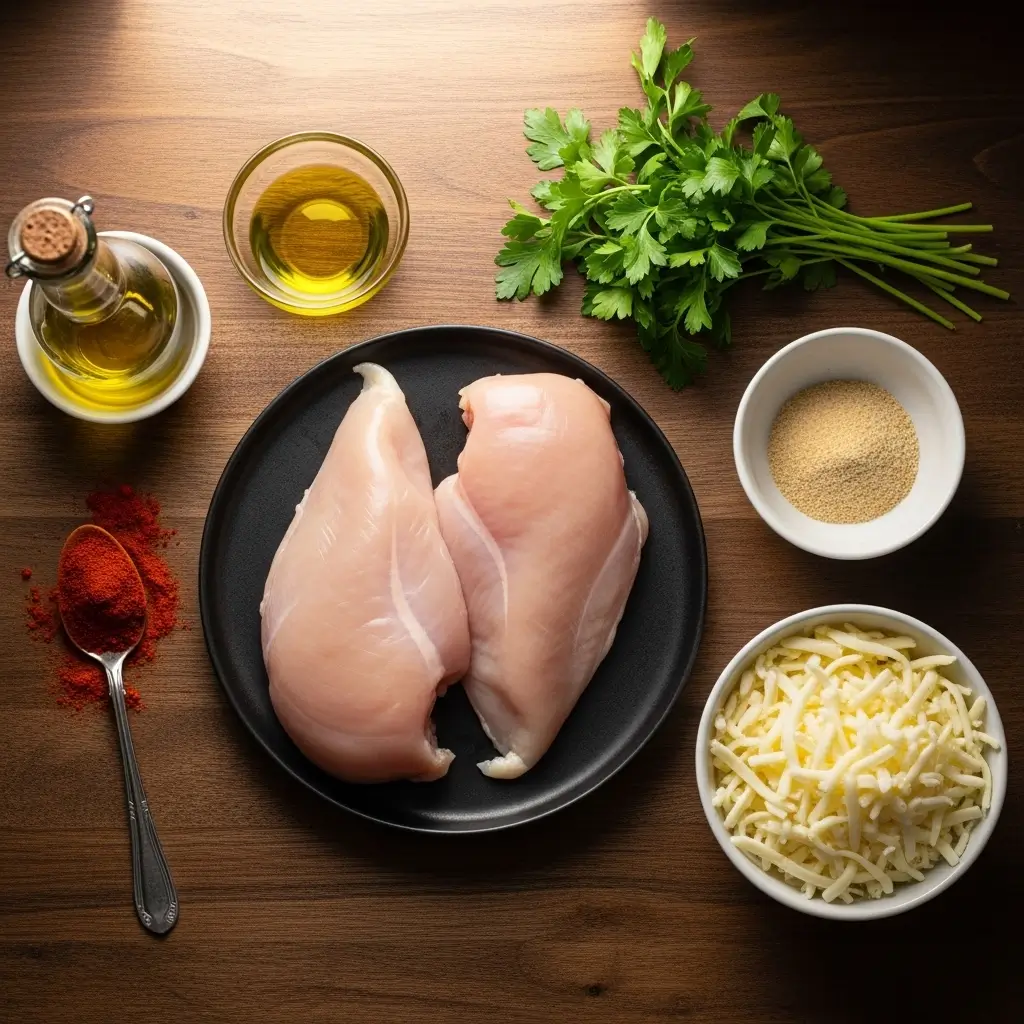 Cheesy Baked Chicken Breasts Ingredients