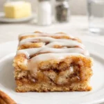 Easy Cinnamon Apple Cake fresh from the oven