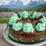 Mint Chocolate Cheesecake dessert