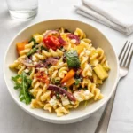 roasted-veggie-pasta-with-feta