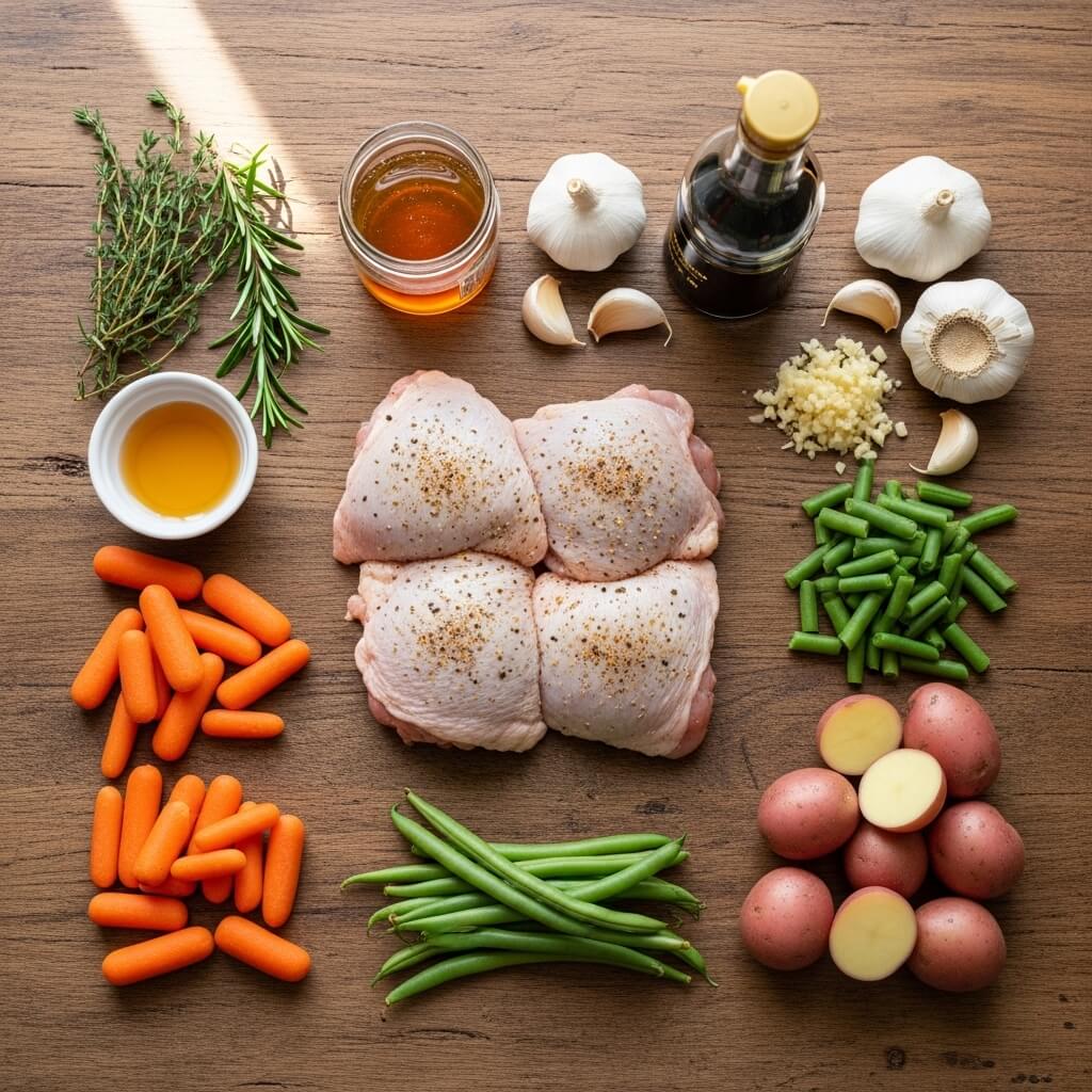 slow-cooker-honey-garlic-chicken-and-veggies-ingredients