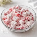Strawberry Shortcake Puppy Chow Dessert Snack
