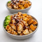 BBQ Chicken and Roasted Sweet Potato Bowls Recipe