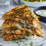 cheesy-hot-honey-chicken-quesadillas-featured