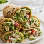 Chicken Caesar Wrap close-up