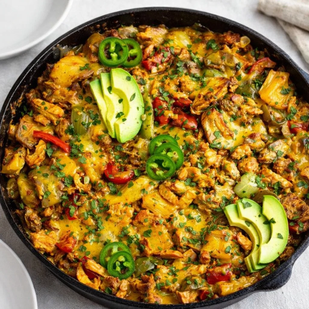 Chicken Fajita Casserole with Rice That Saves Busy Weeknights